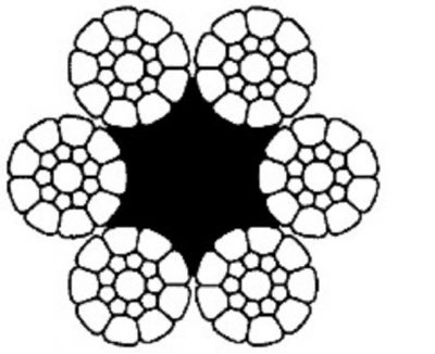 Канат из пластически обжатых прядей 10.5 мм 6х19 с органическим сердечником СТО 71915393-ТУ 115-2011