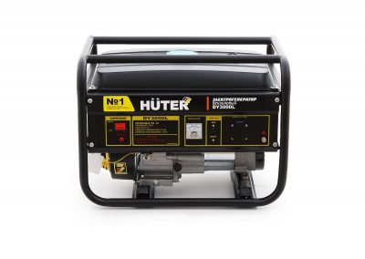 Бензиновый генератор 0.95 кВт Huter HT950A 220В ручной однофазный двухтактный