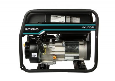 Газовый генератор 2.8 кВт Hyundai HHY 3020FG 220В однофазный ручной открытый