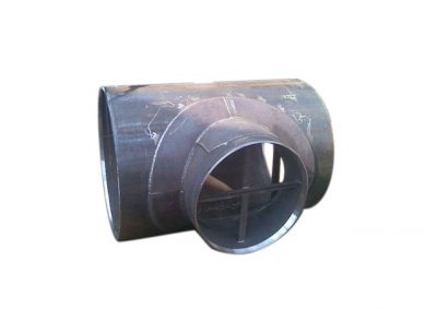 Сварной тройник с накладкой 1020х25 09Г2С